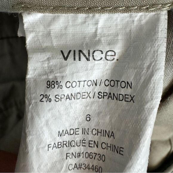 Vince Tapered Green Chinos 6 - Picture 5 of 8